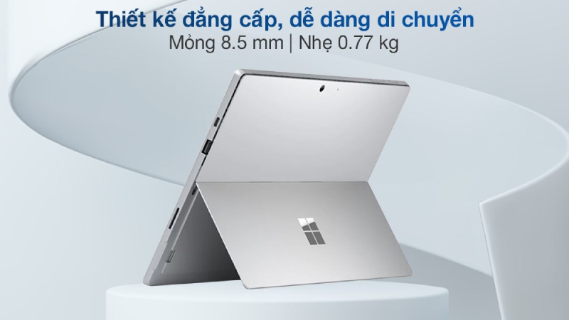 Laptop Surface Pro 7 Plus i5 1135G7 có thiết kế đẳng cấp